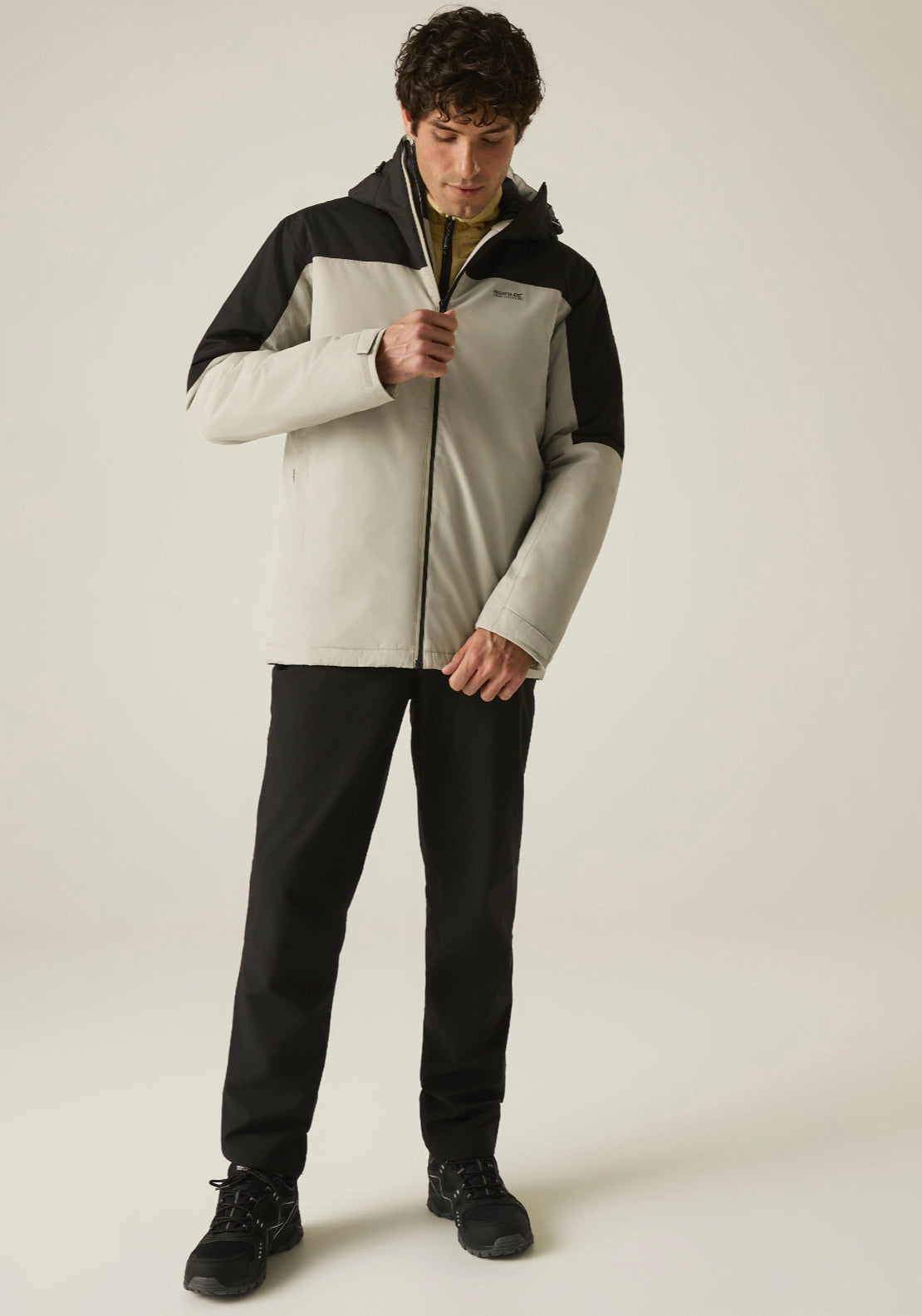 Thornridge 3/4 Jacket - Abbeystone/black