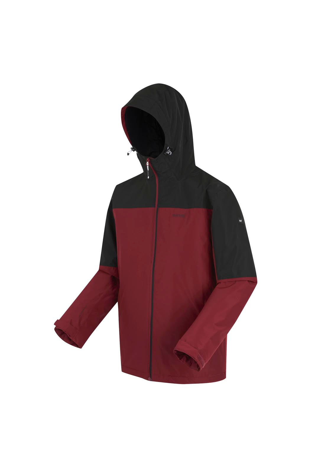 Thornridge 3/4 Jacket - Dark Maroon/black