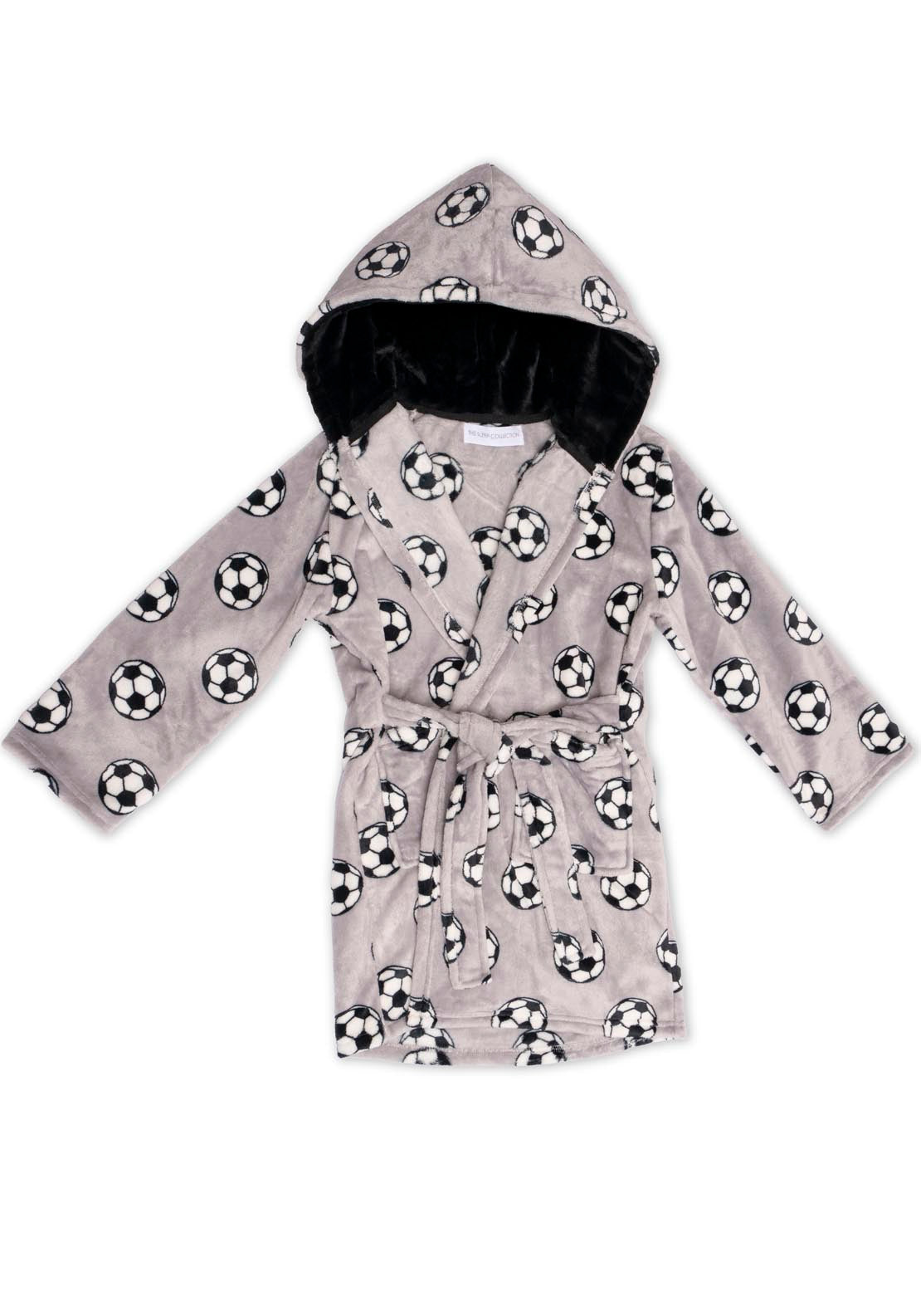 Football Dressing Gown - Grey