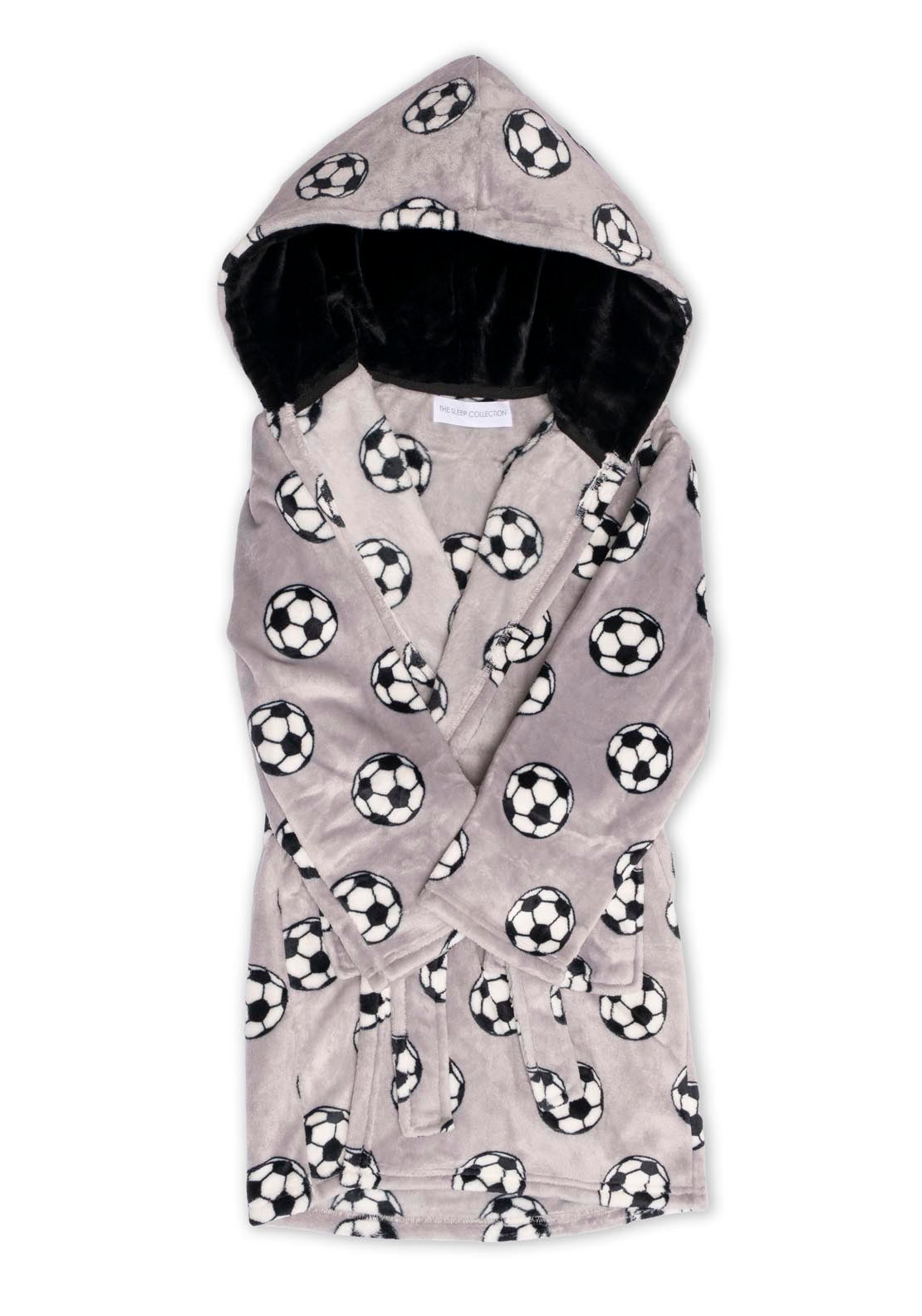Football Dressing Gown - Grey