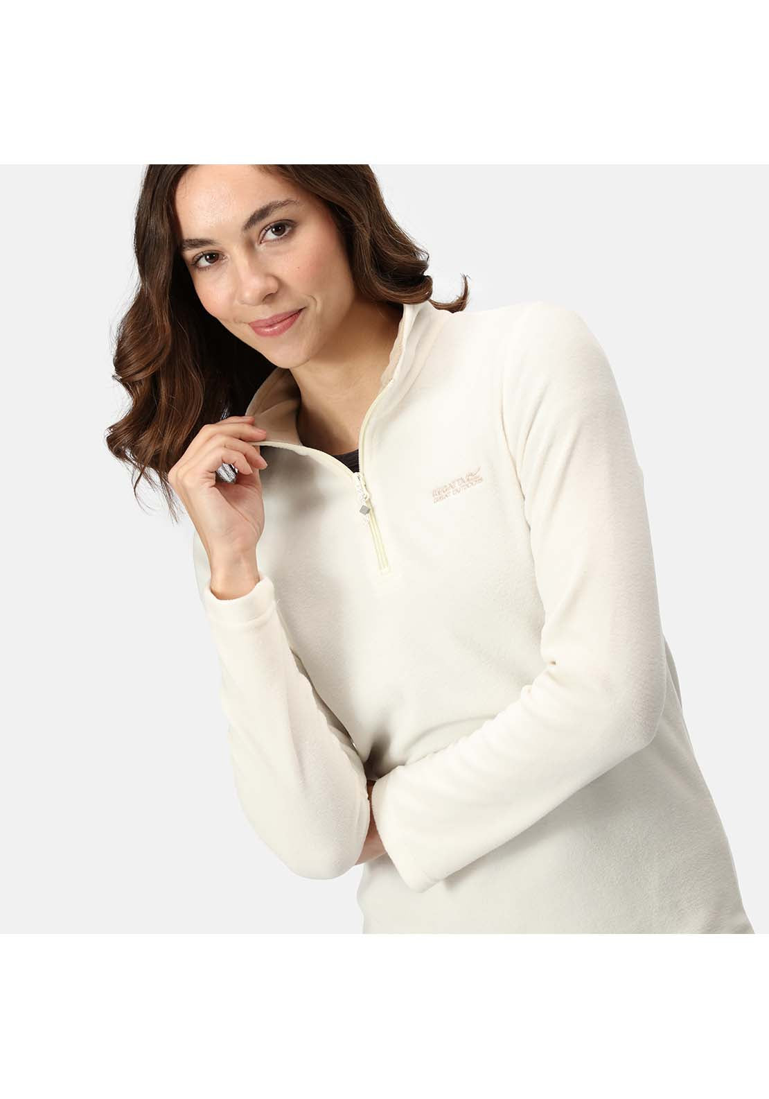 Regatta Sweethart 1/2 Zip - White 5 Shaws Department Stores