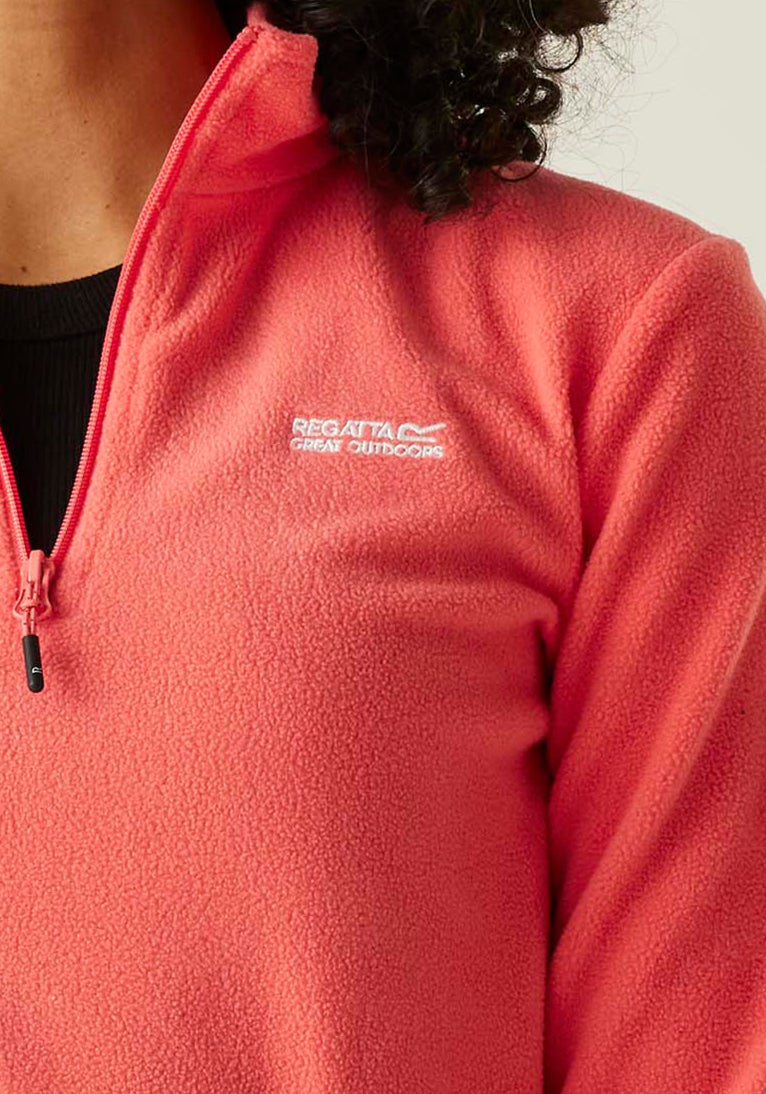Regatta Sweethart 1/2 Zip - Peach 5 Shaws Department Stores