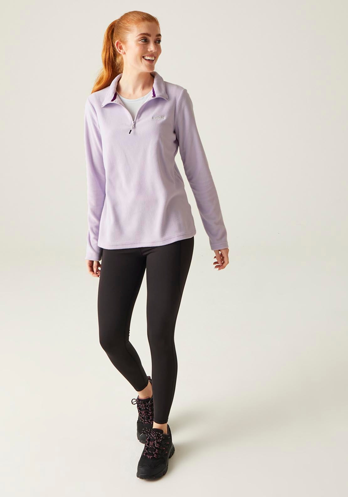 Regatta Sweethart 1/2 Zip - Purple 3 Shaws Department Stores