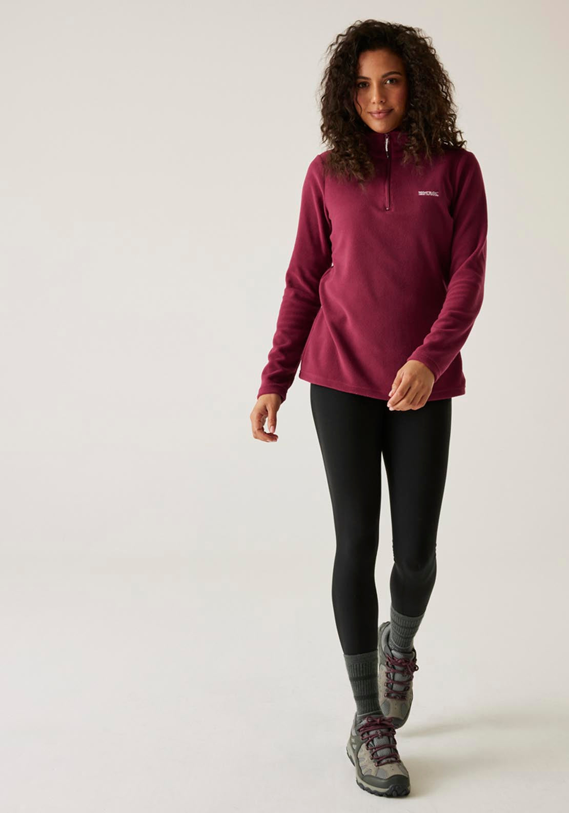 Regatta Sweethart 1/2 Zip - Dark Pimento 3 Shaws Department Stores