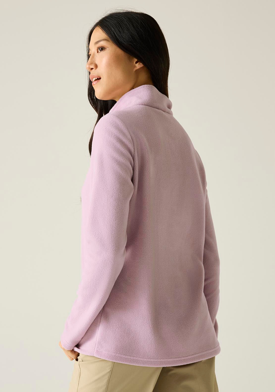 Sweethart Lightweight Half-Zip Fleece - Powder Lilac