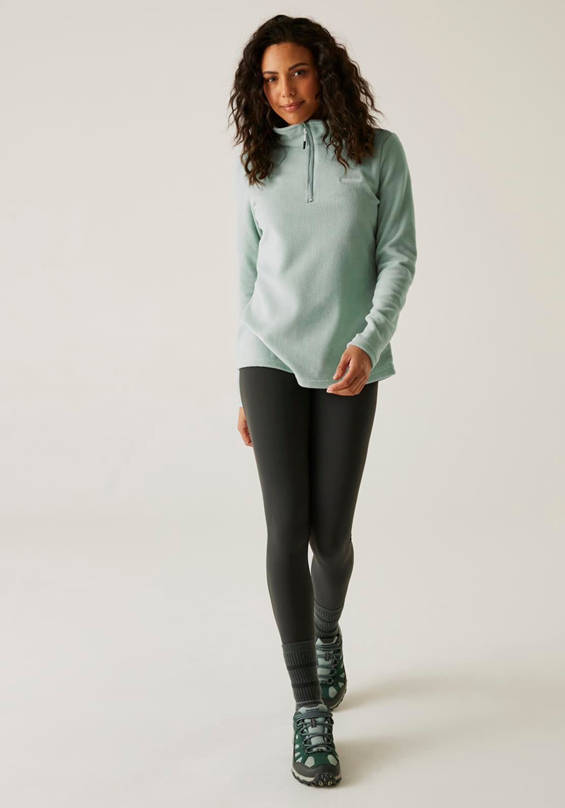 Regatta Sweethart 1/2 Zip - Green Haze 3 Shaws Department Stores