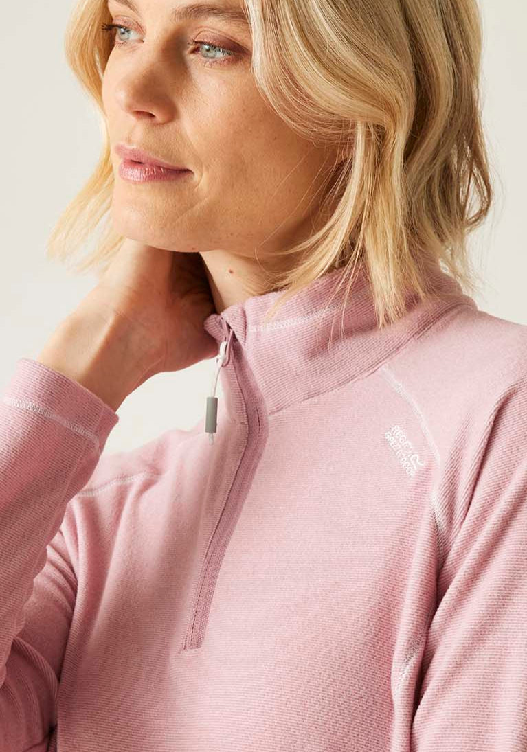 Regatta Montes Half Zip Fleece - Lilas 5 Shaws Department Stores