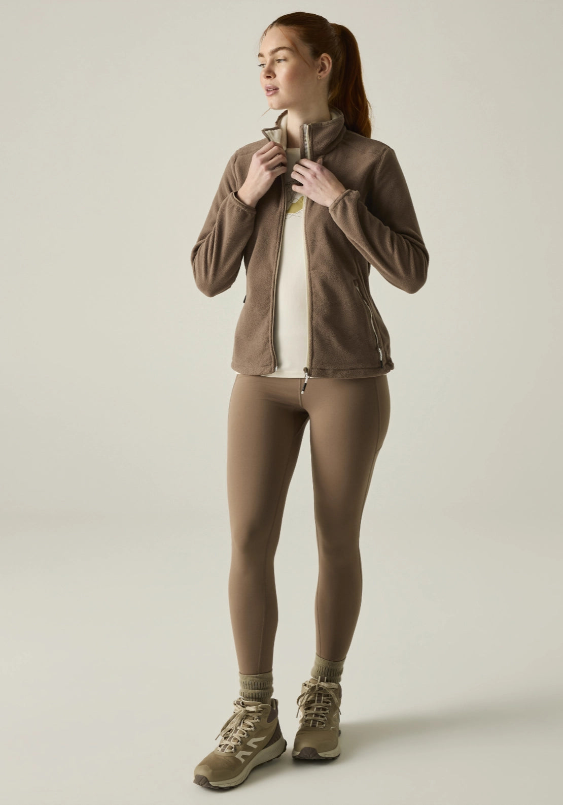 Floreo IV Full Zip Fleece - Mocha