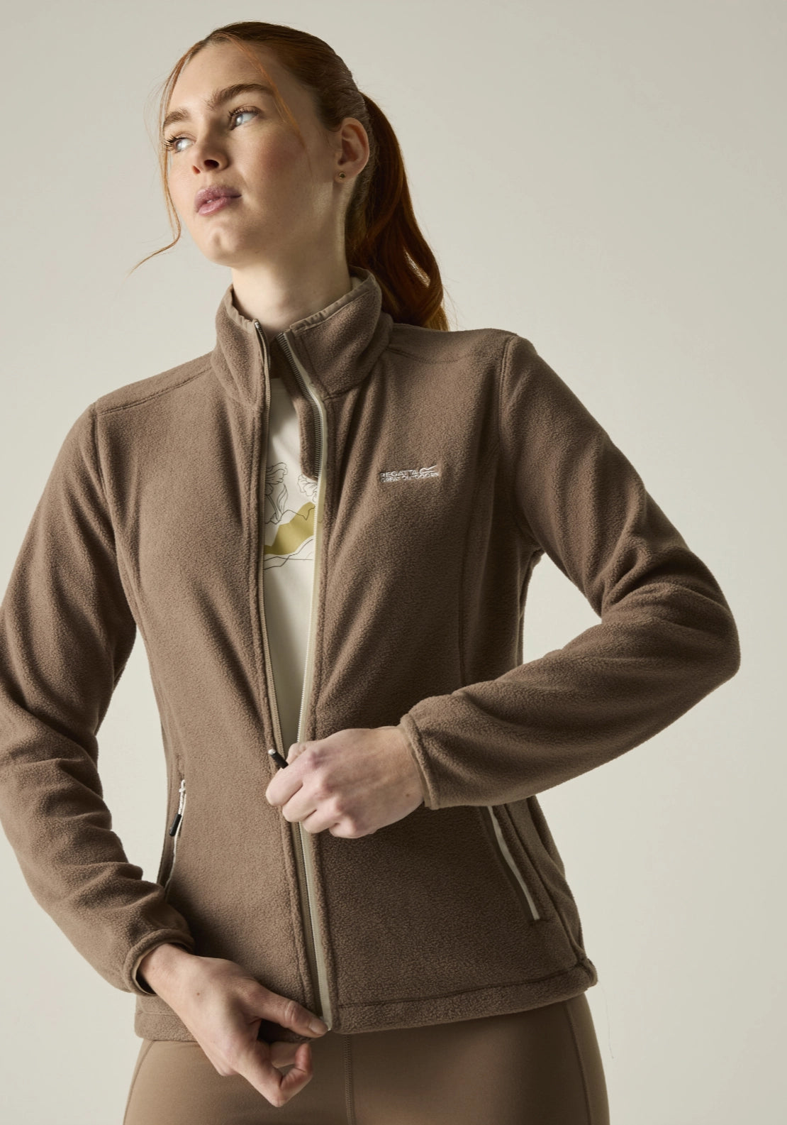 Floreo IV Full Zip Fleece - Mocha