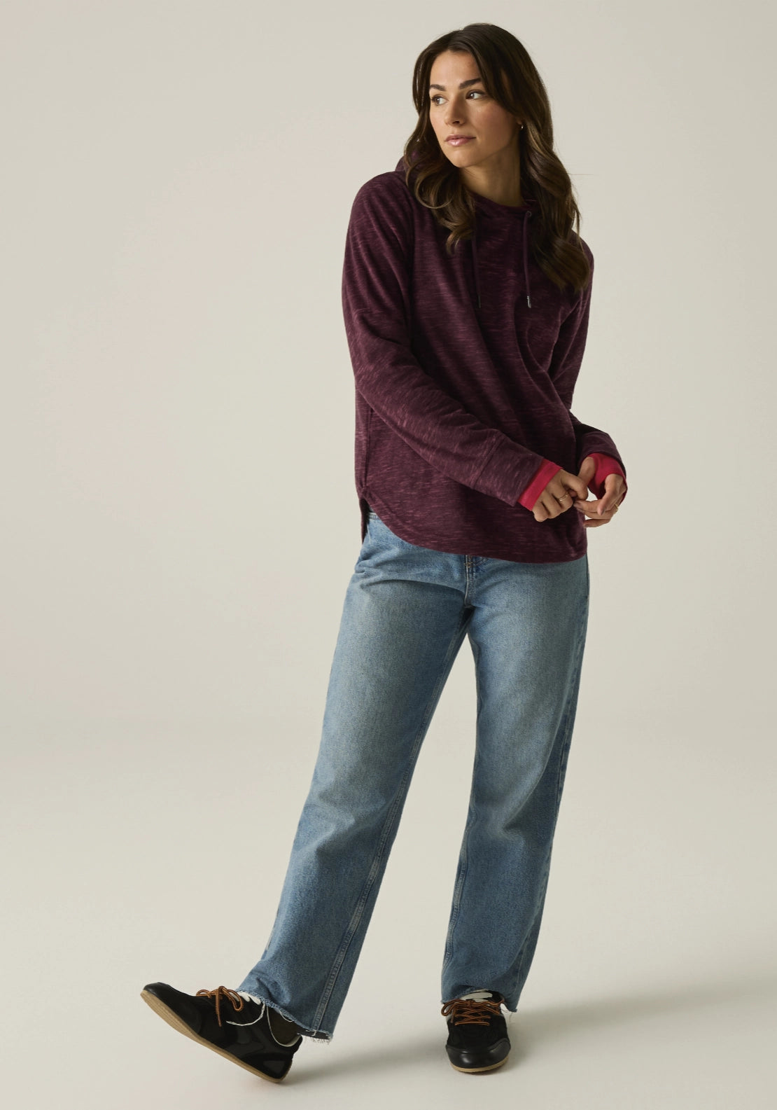 Mayse Hoody Fleece - Fig