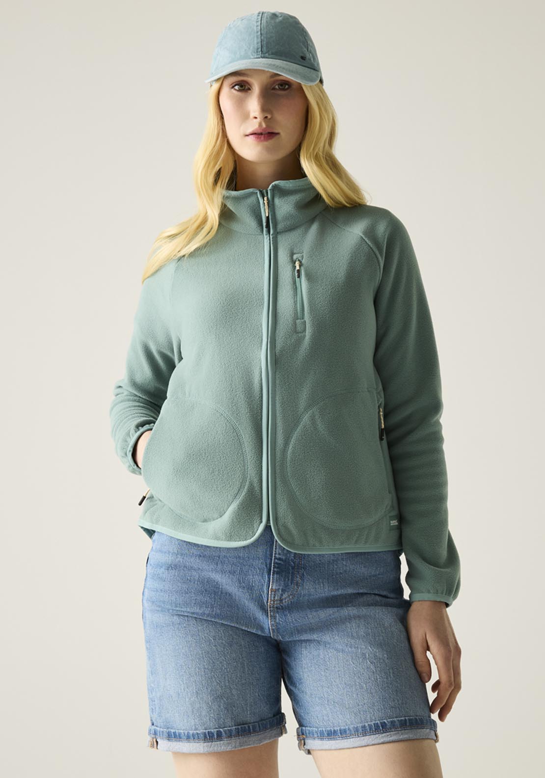 Frankie Full Zip Fleece - Green