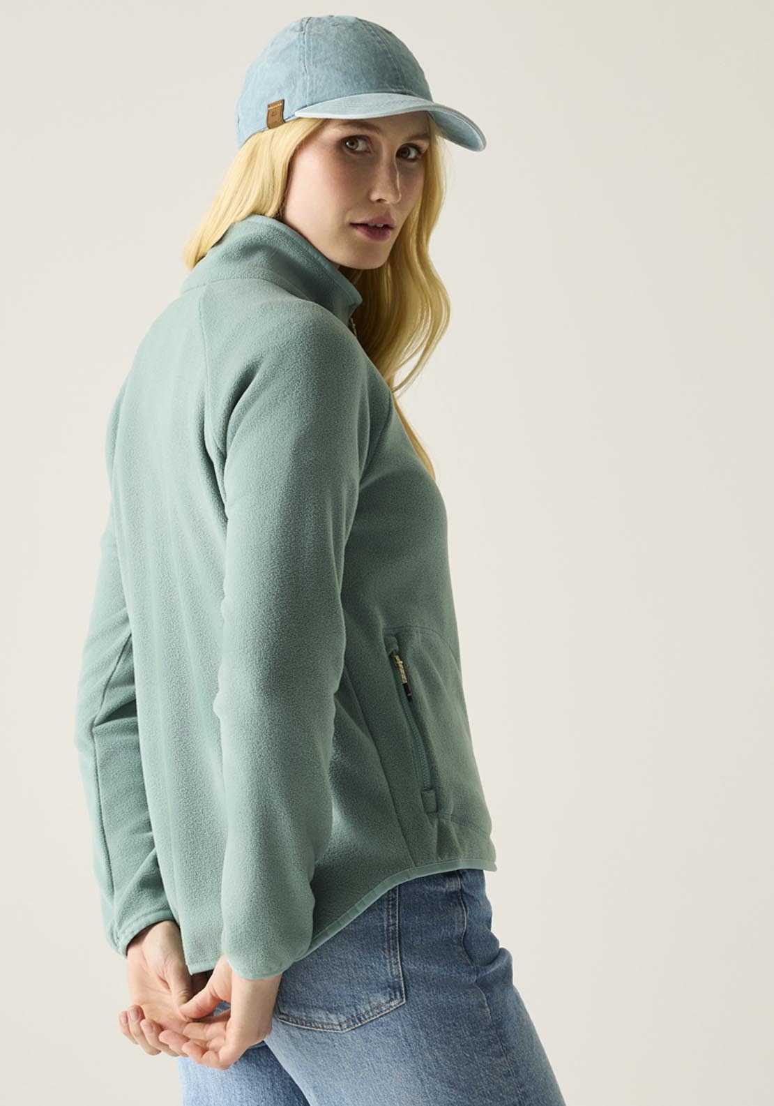 Frankie Full Zip Fleece - Green