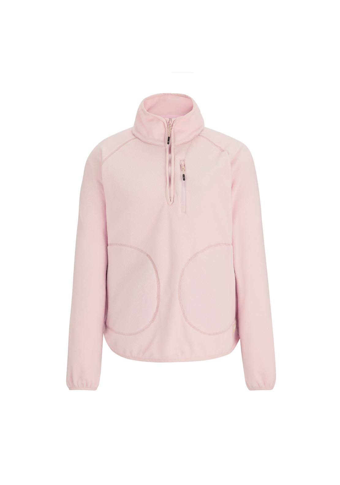 Frankie Half Zip Fleece - Pink Haze