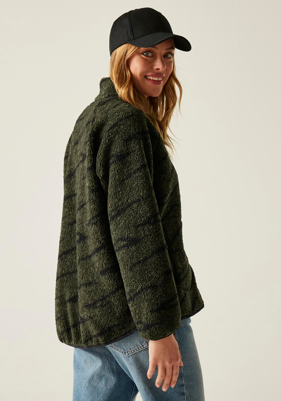 Regatta Frankie Borg Full Zip Fleece - Dkkh/blkabpr 2 Shaws Department Stores