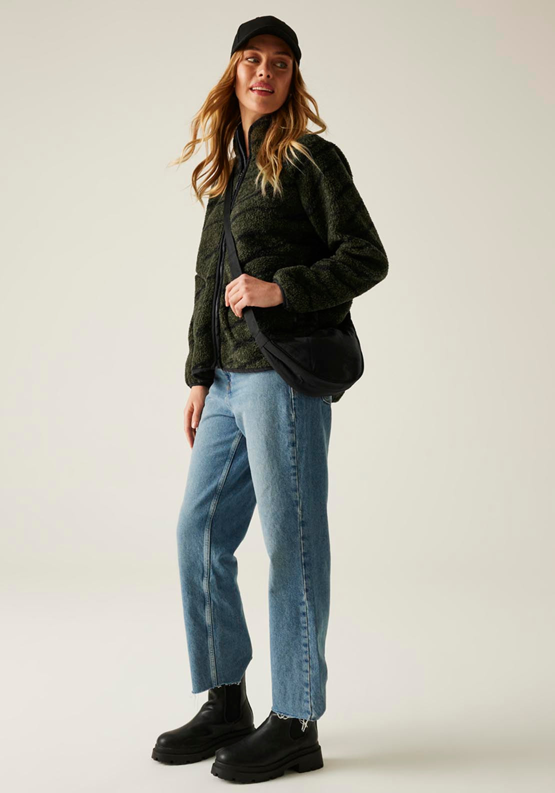 Regatta Frankie Borg Full Zip Fleece - Dkkh/blkabpr 3 Shaws Department Stores