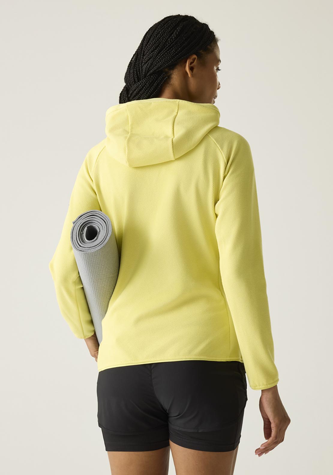 Nayna Hooded Full Zip Fleece - Canary Yellow