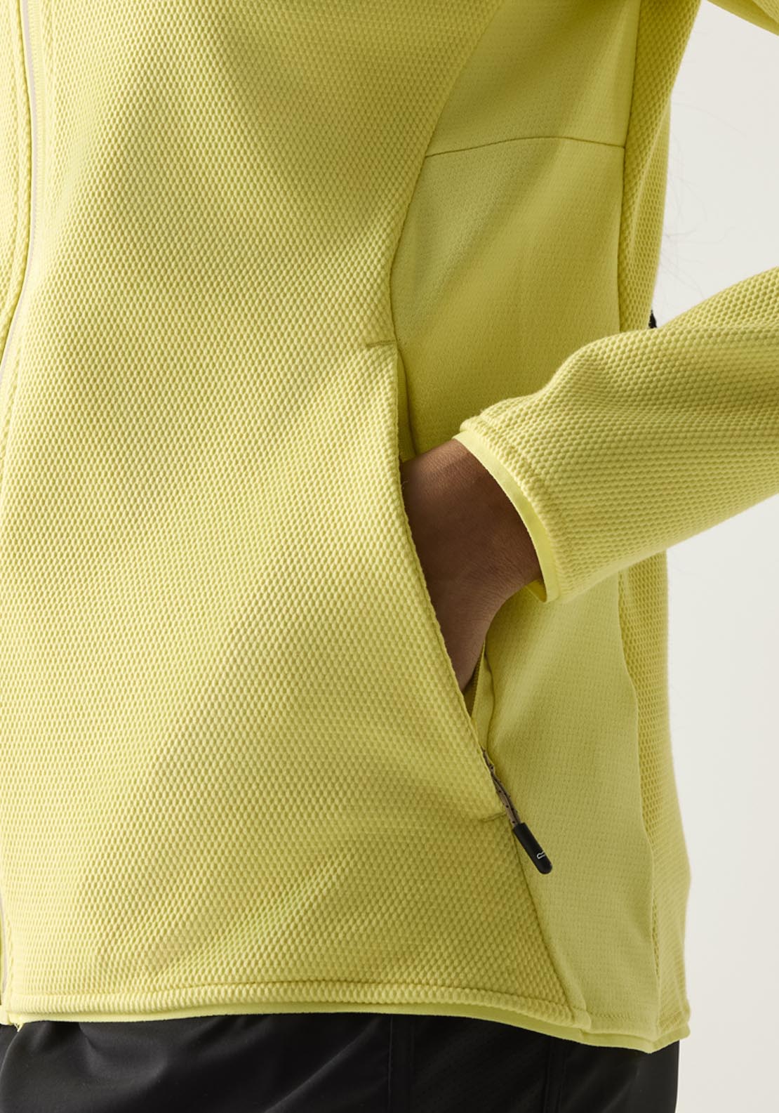 Nayna Hooded Full Zip Fleece - Canary Yellow