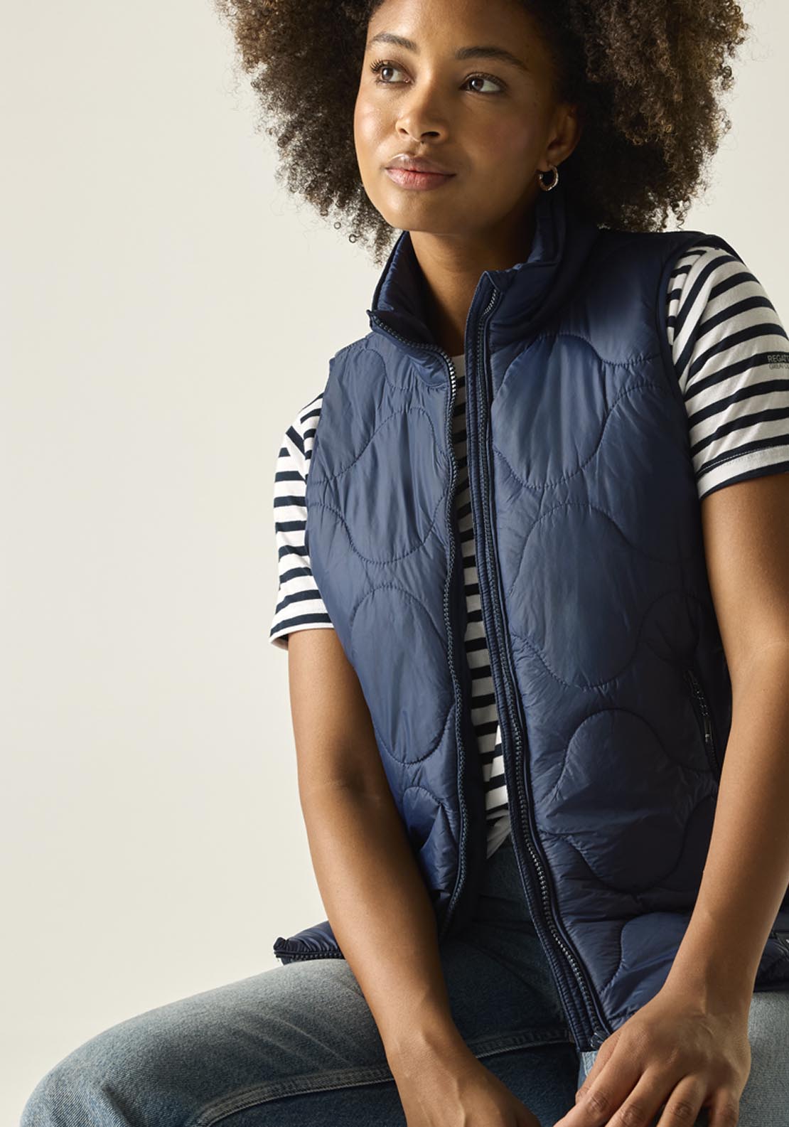 Carlotte Gilet - Blue