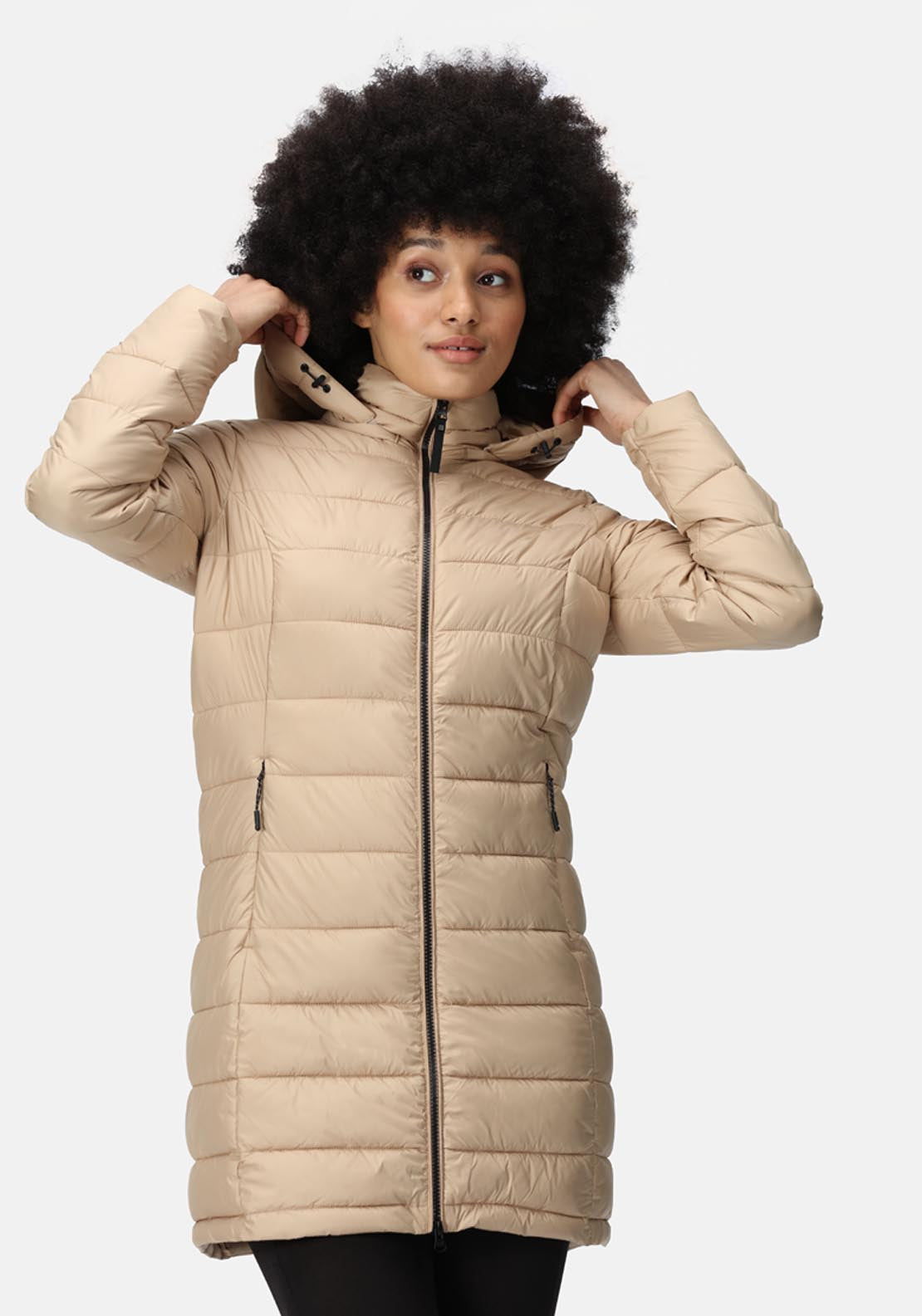 Regatta Starler 3/4 Puffa Jacket - Neutral 1 Shaws Department Stores