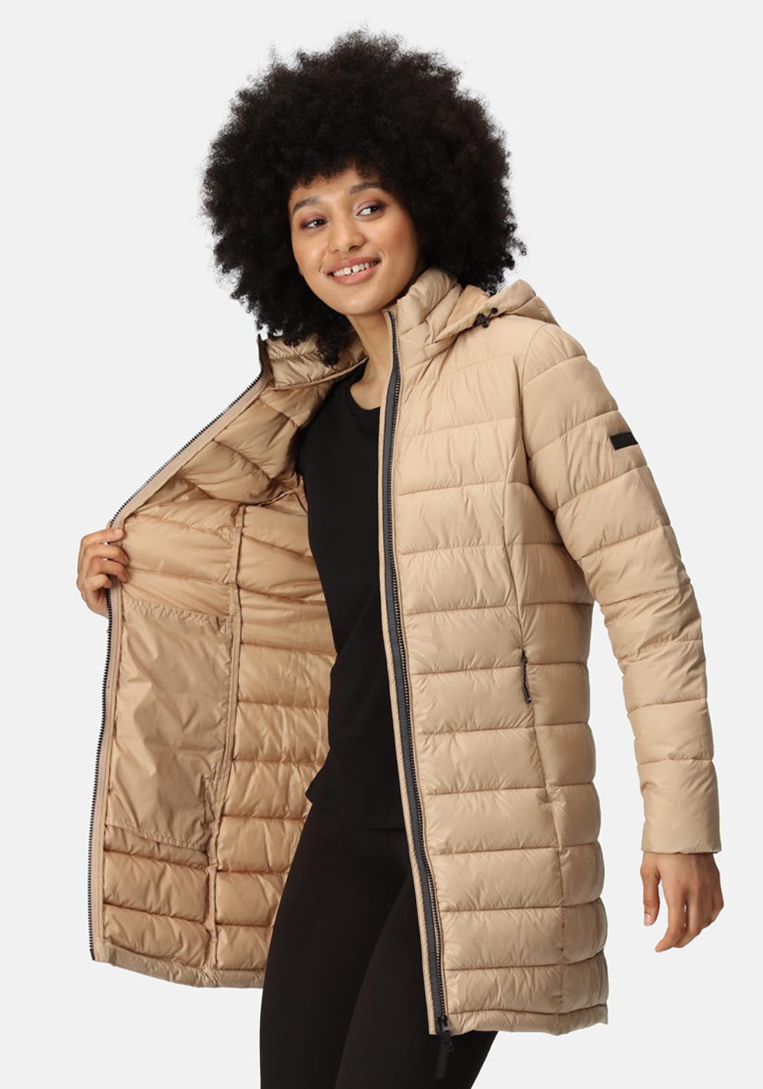 Regatta Starler 3/4 Puffa Jacket - Neutral 4 Shaws Department Stores
