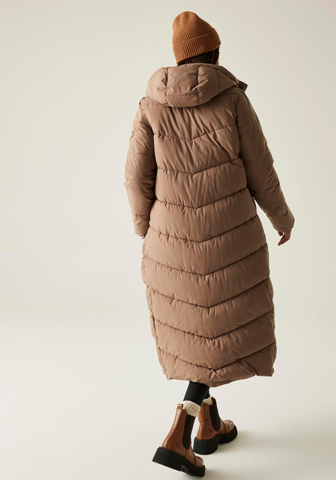 Regatta Eloria Long Length Jacket - Mocha 2 Shaws Department Stores