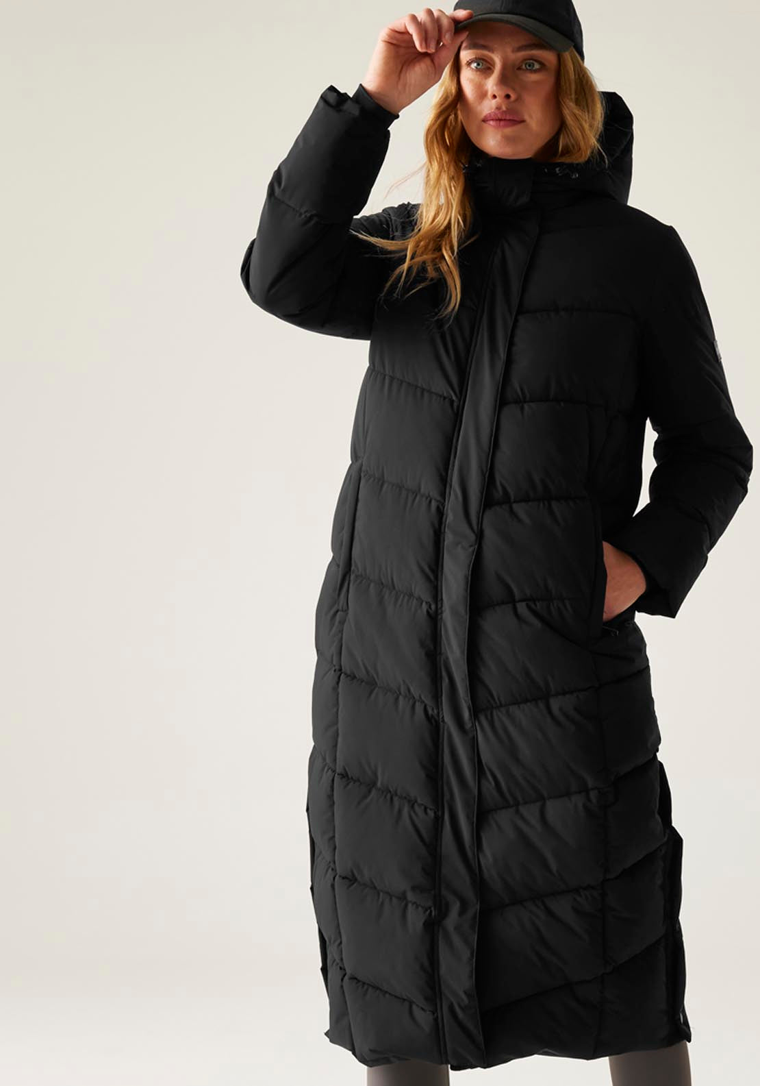 Regatta Eloria Long Length Jacket - Black 1 Shaws Department Stores