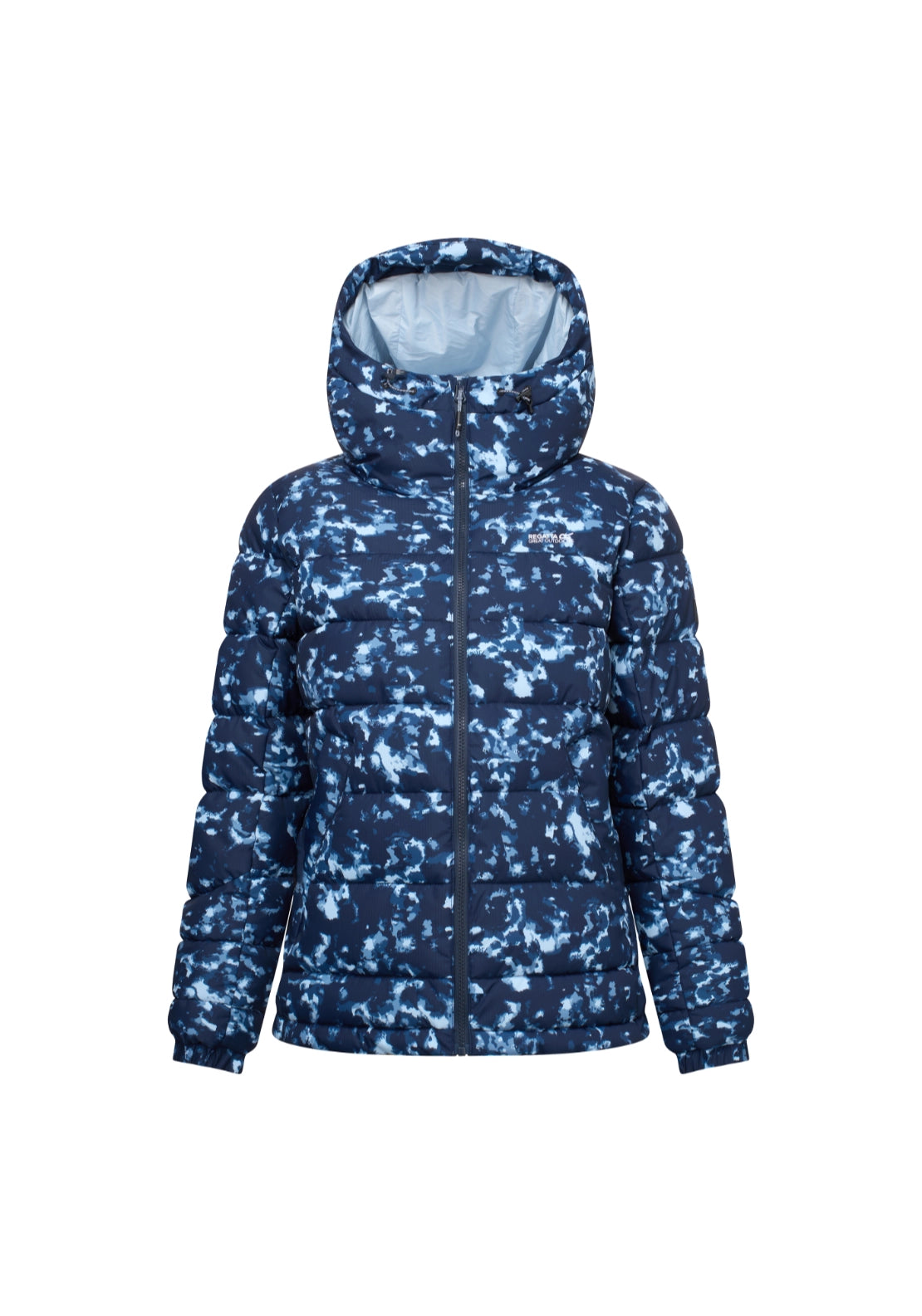 Aldthorn Insulated Jacket - Navy Brush Stroke