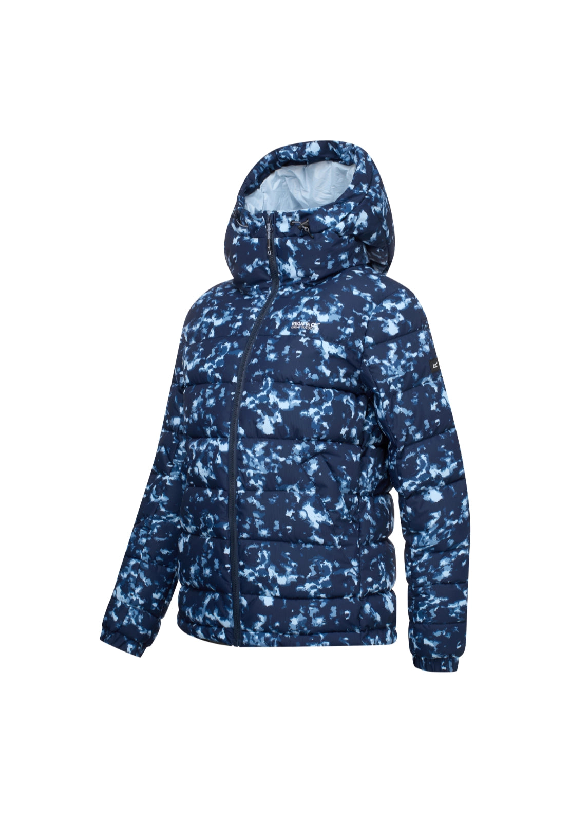 Aldthorn Insulated Jacket - Navy Brush Stroke