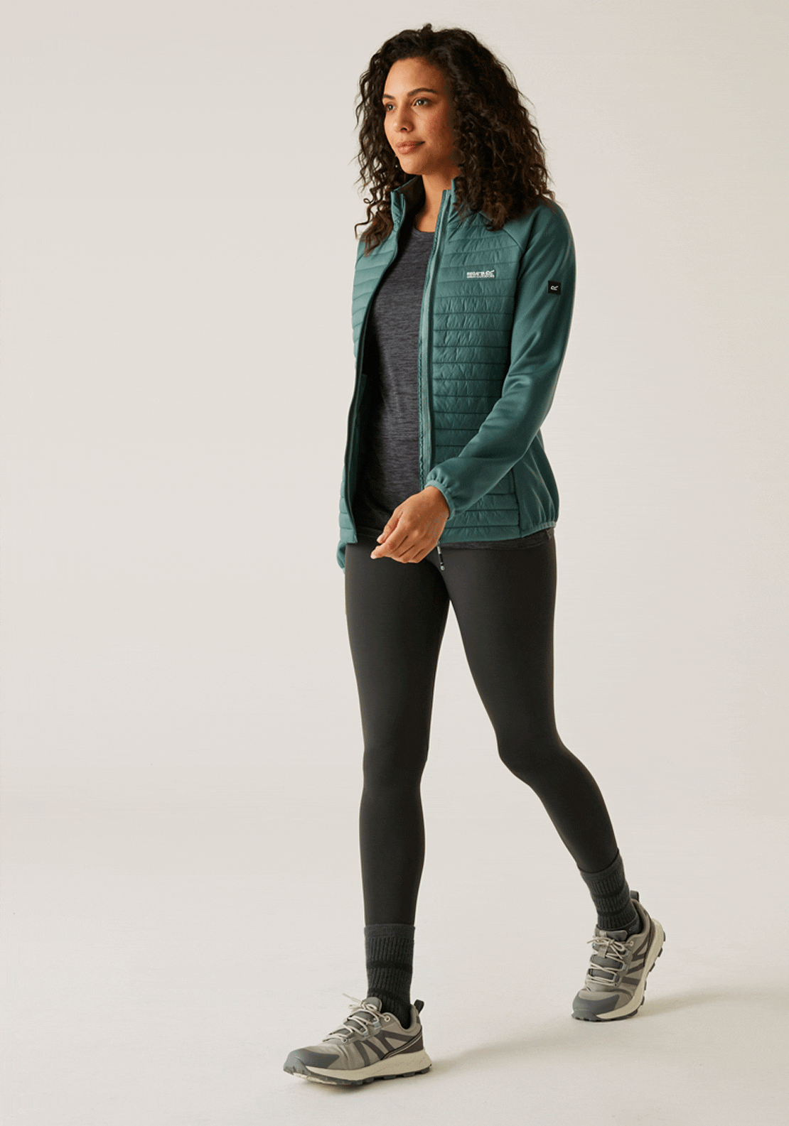 Regatta Clumber Hybrid Jacket - Spruce Green 4 Shaws Department Stores