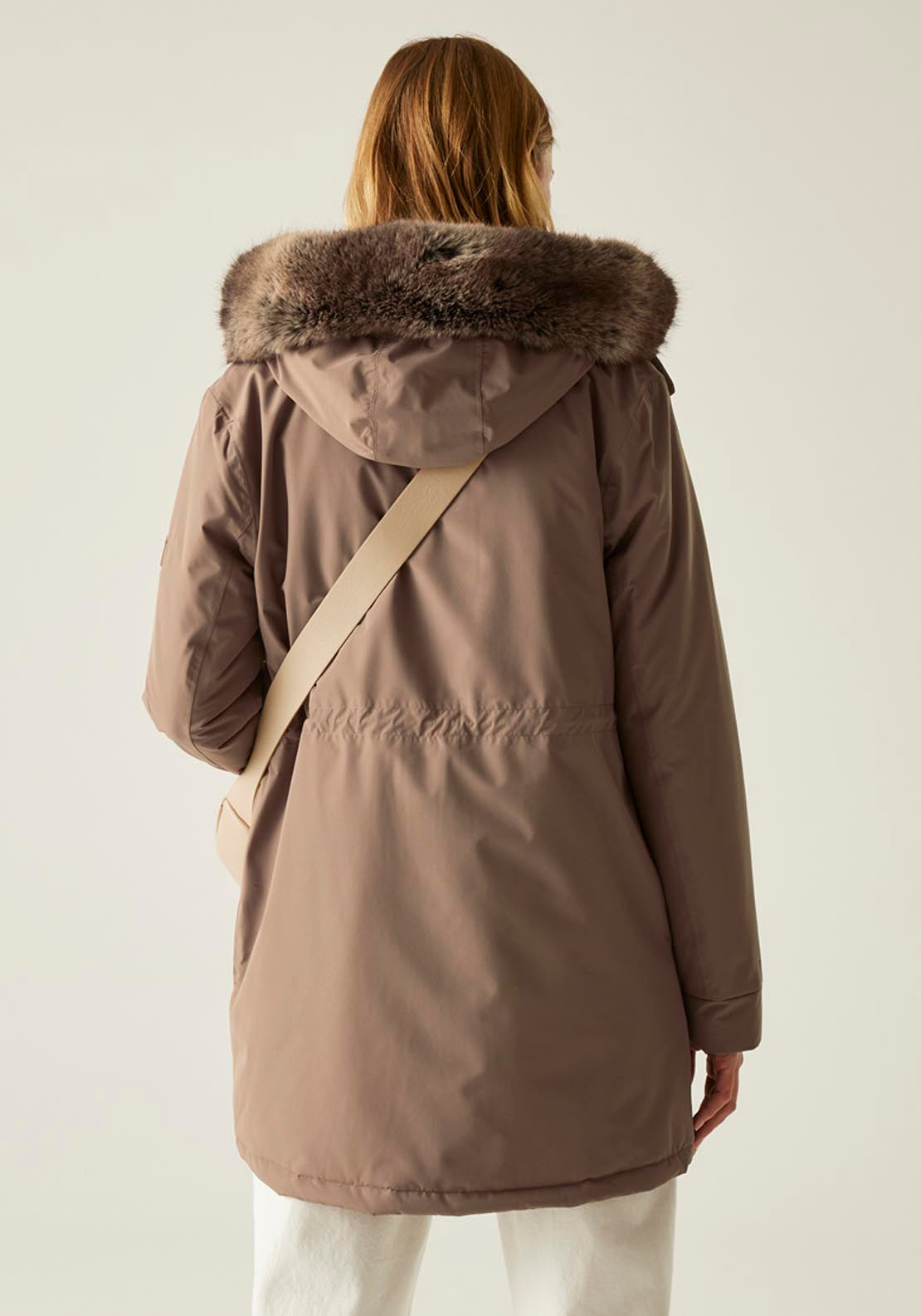 Regatta Sabinka Waterproof Jacket - Mocha coco 2 Shaws Department Stores