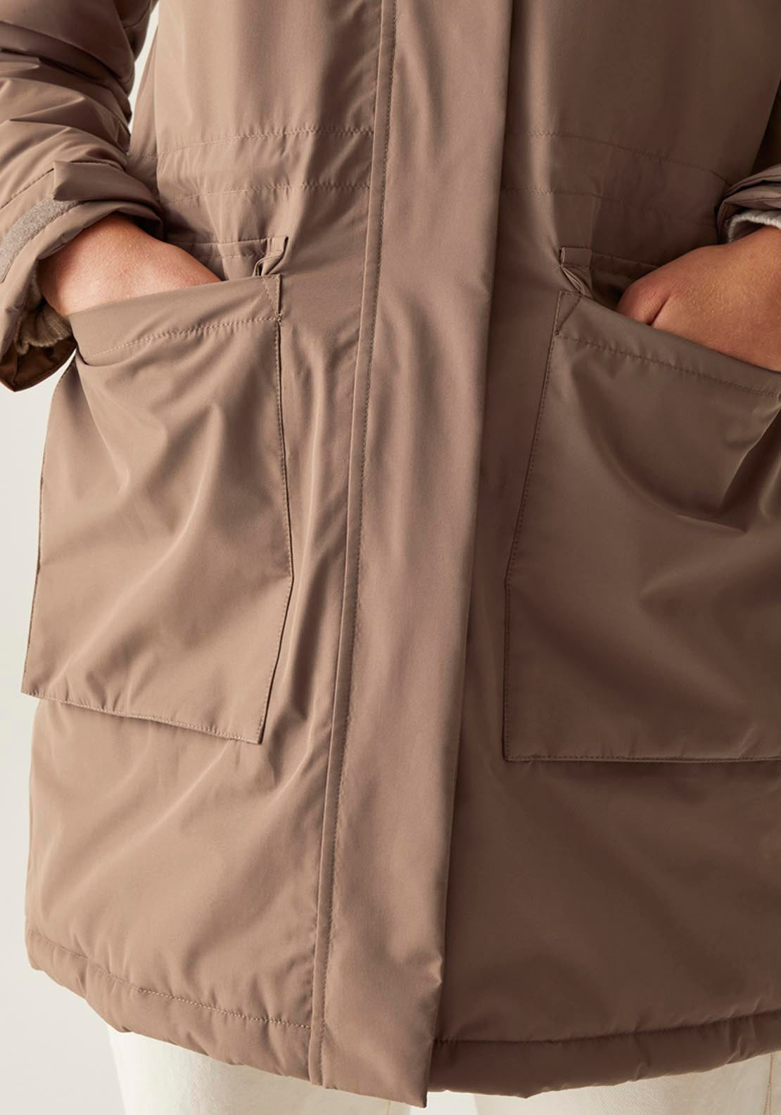 Regatta Sabinka Waterproof Jacket - Mocha coco 4 Shaws Department Stores