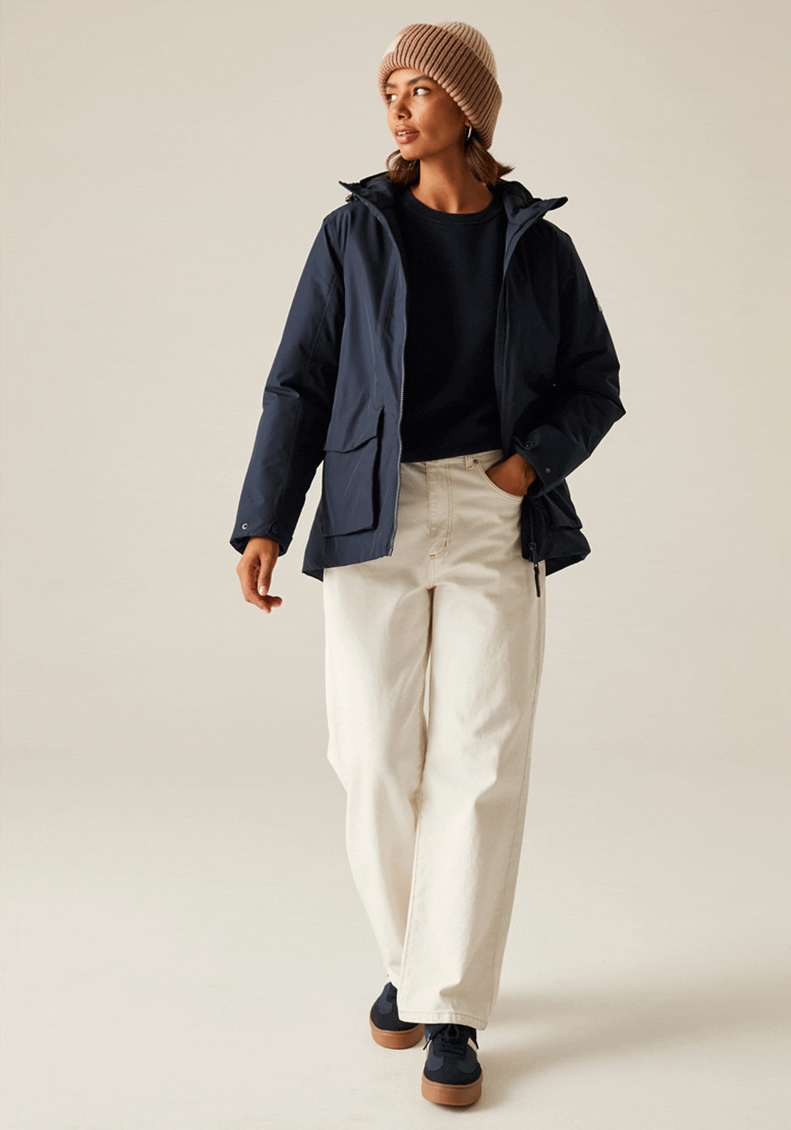 Regatta Melane Waterproof Jacket - Navy black 6 Shaws Department Stores