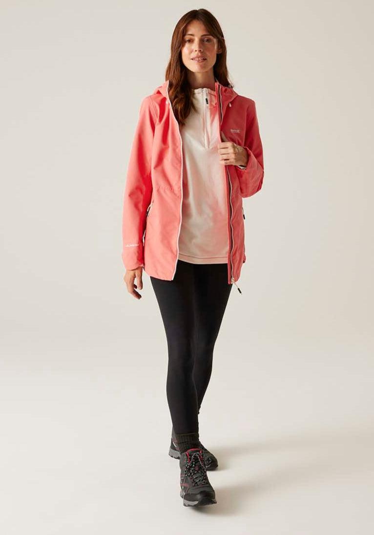 Regatta Hamara Iiii Waterproof Jacket - Peach 3 Shaws Department Stores