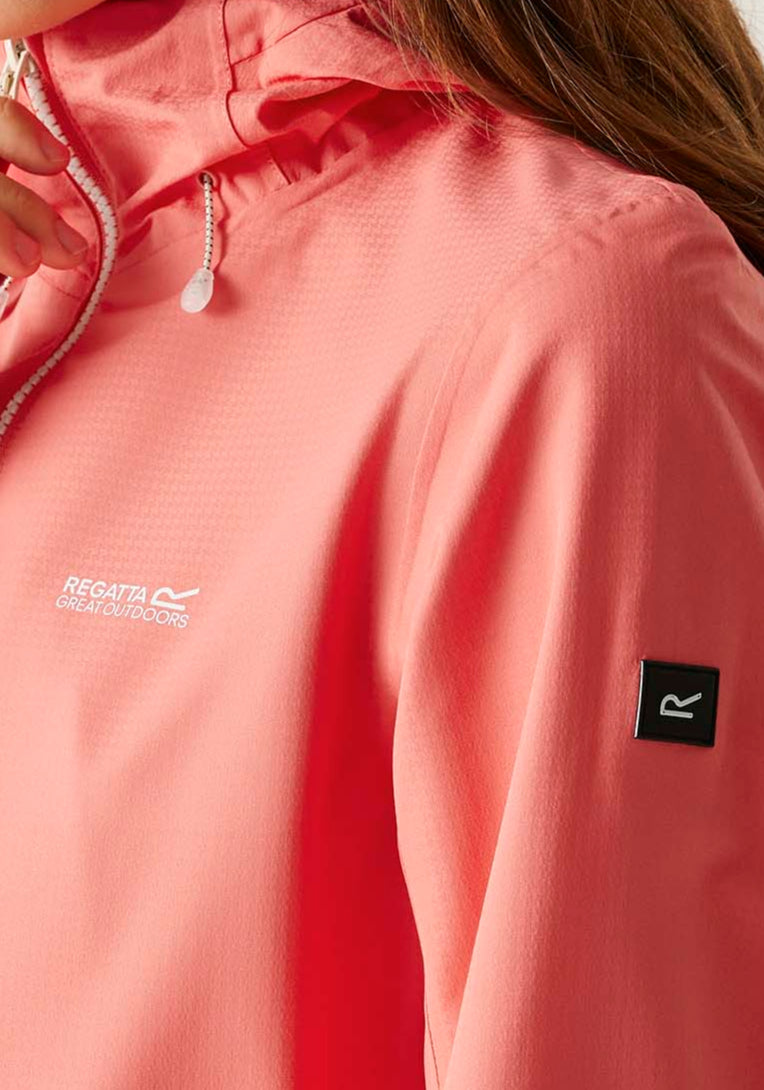 Regatta Hamara Iiii Waterproof Jacket - Peach 6 Shaws Department Stores