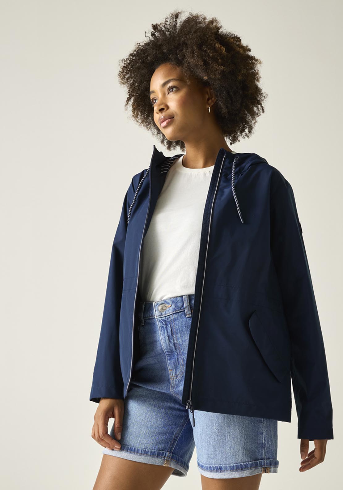 Regatta Waterproof Bayletta Jacket - Blue 3 Shaws Department Stores