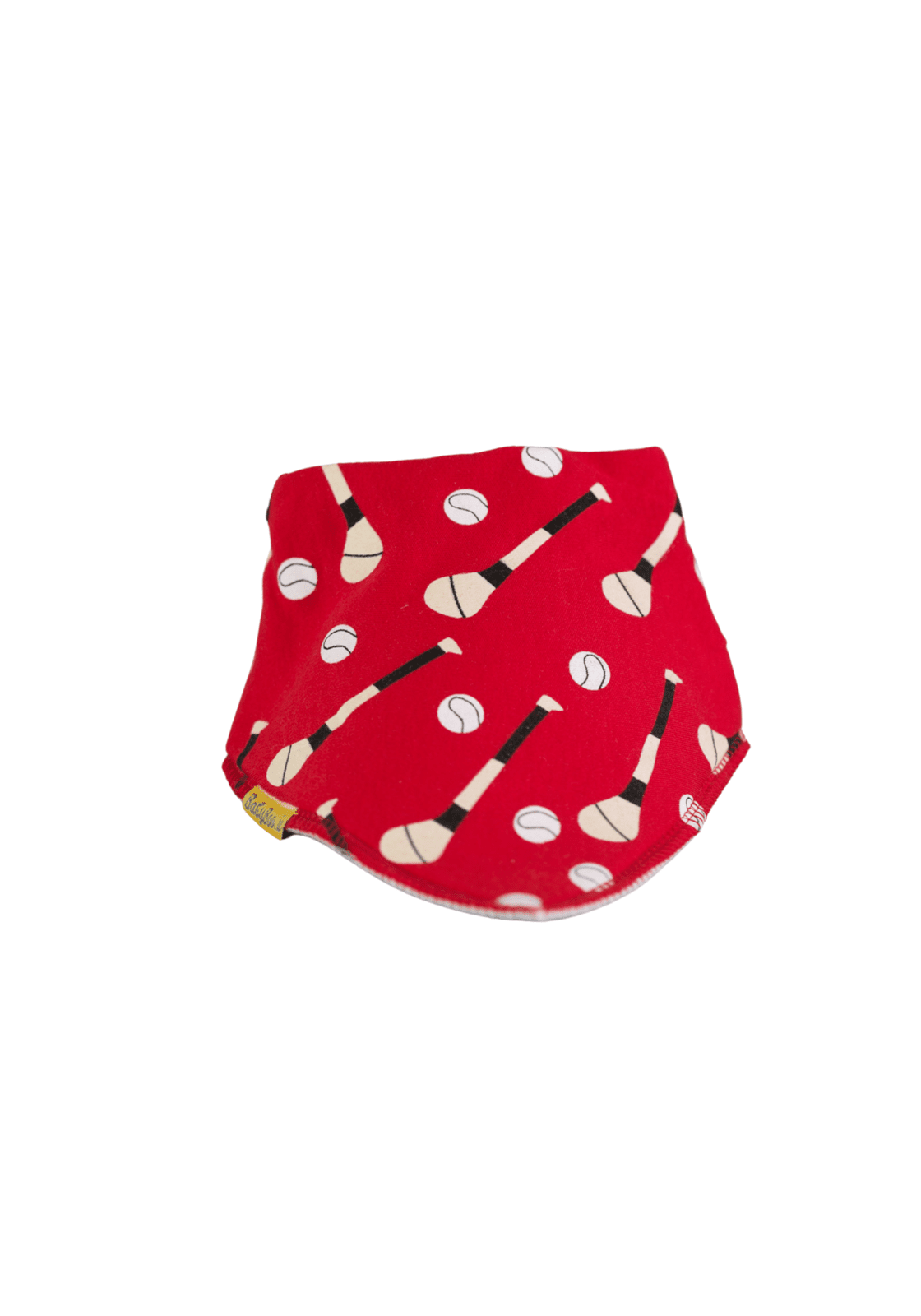 Babyboo Red GAA mad organic cotton DribbleBoo bandana bib - Red 1 Shaws Department Stores