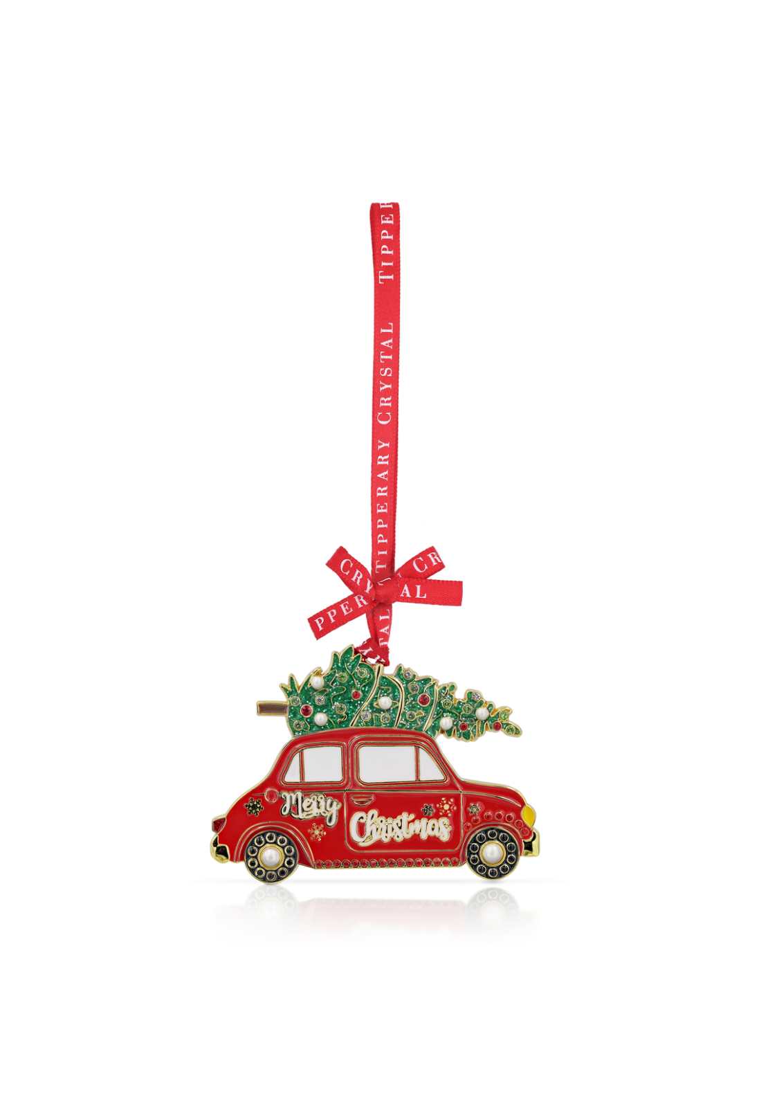 Tipperary Crystal Sparkle Car With Tree Decoration - Sparkle 1 Shaws Department Stores