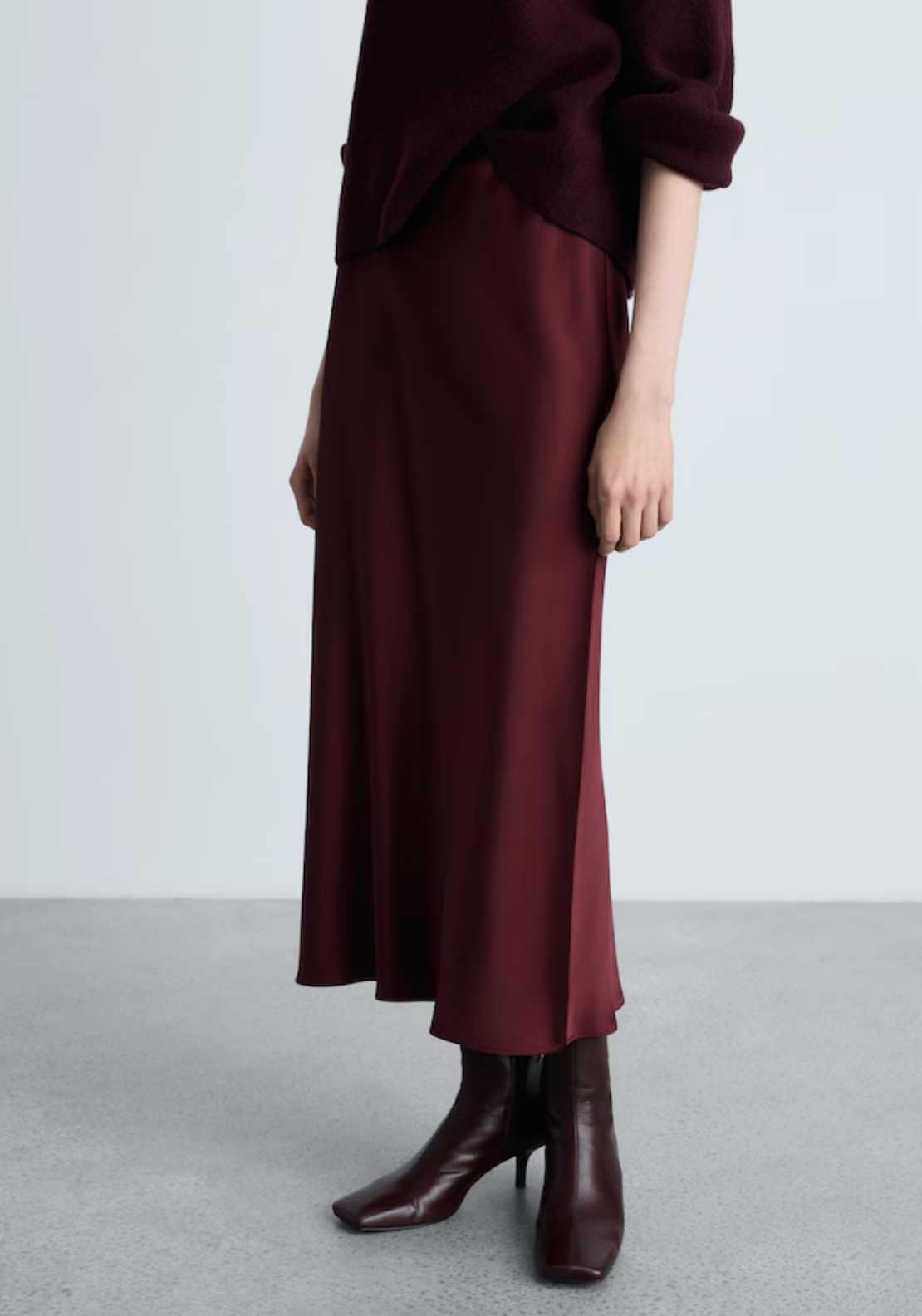 Mango Skirt Mia2 - Dark Red 1 Shaws Department Stores