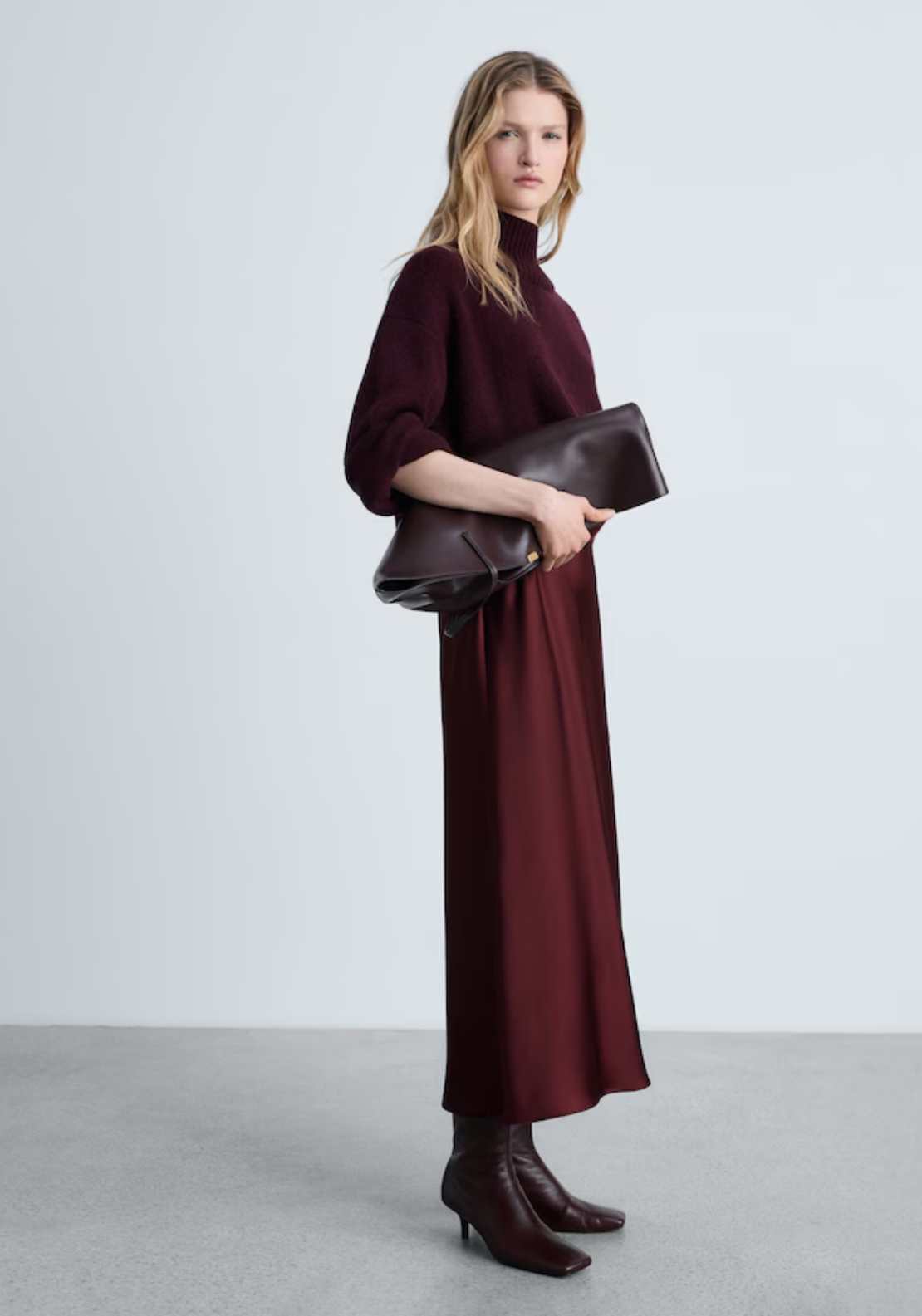 Mango Skirt Mia2 - Dark Red 2 Shaws Department Stores