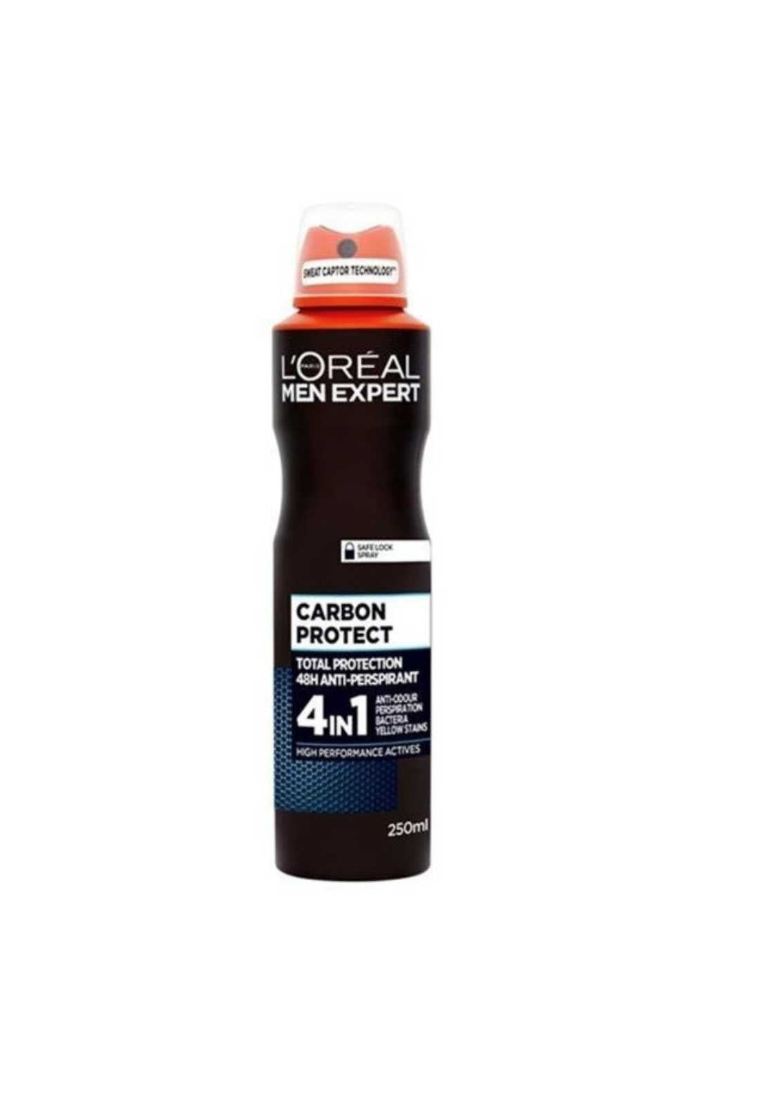 L’ Oreal Carbon Protect 48H Anti-Perspirant Deodorant 250ml 1 Shaws Department Stores