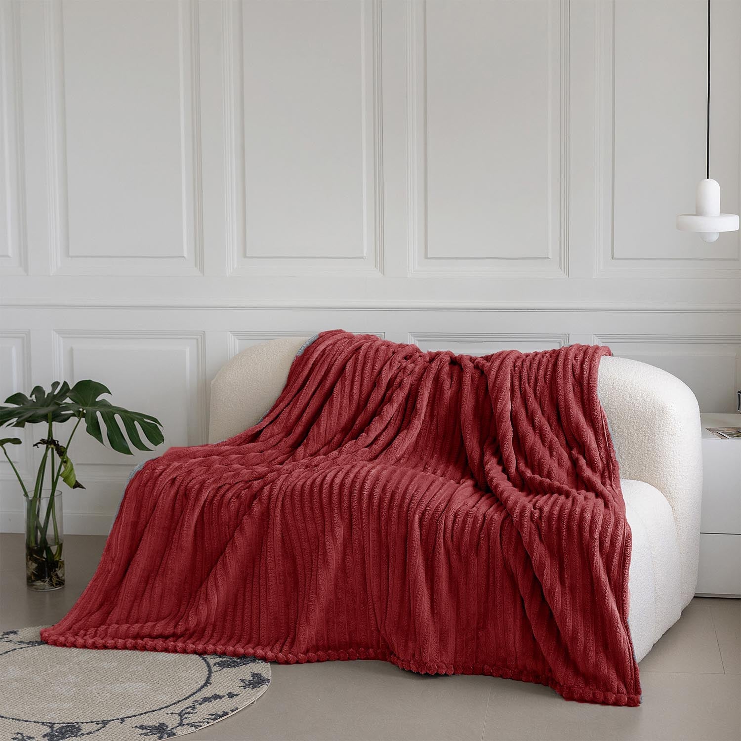 The Home Collection Luxury Ribbed Throw 1 Shaws Department Stores