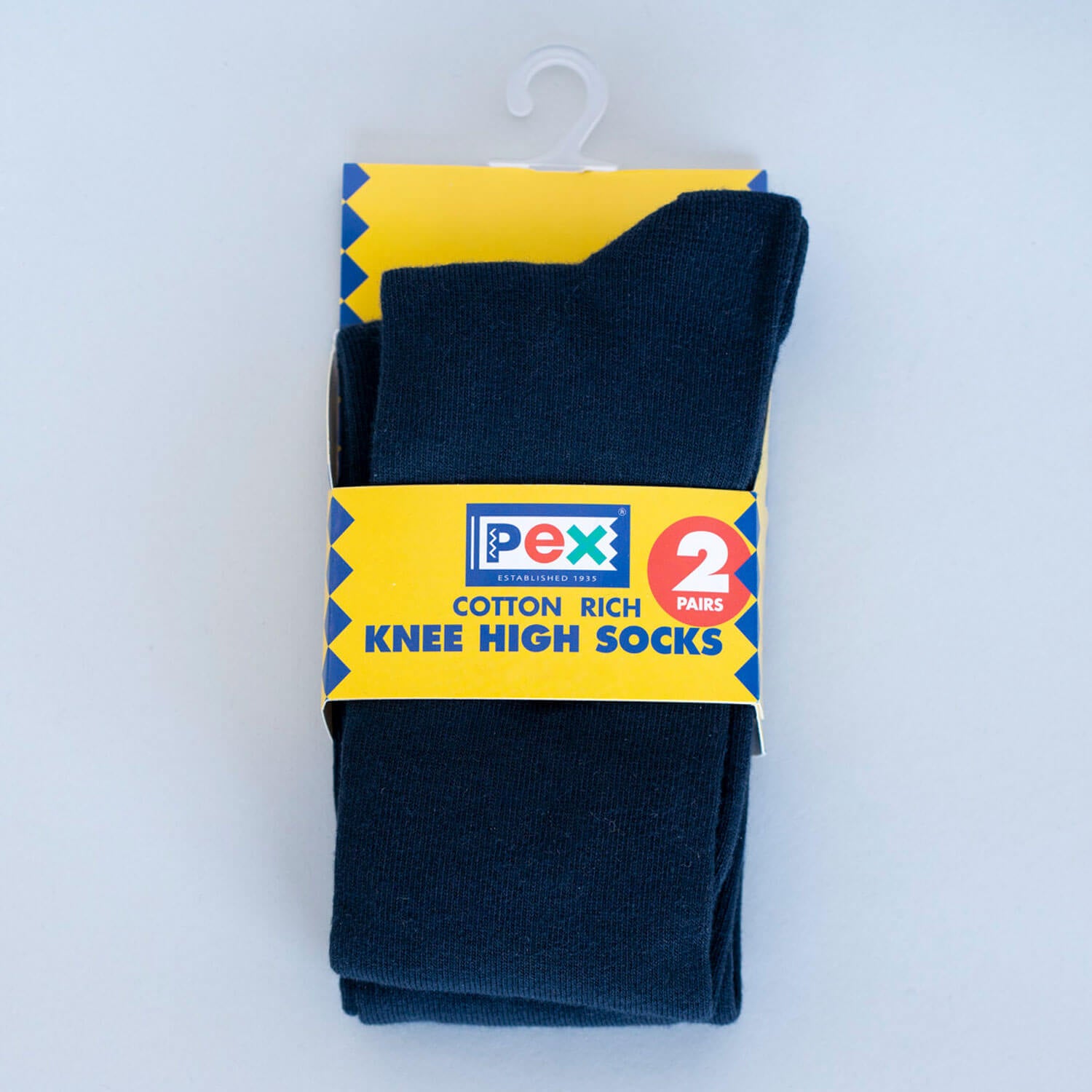 Pex Graduate Socks 2 Pair Pack - Navy 1 Shaws Department Stores