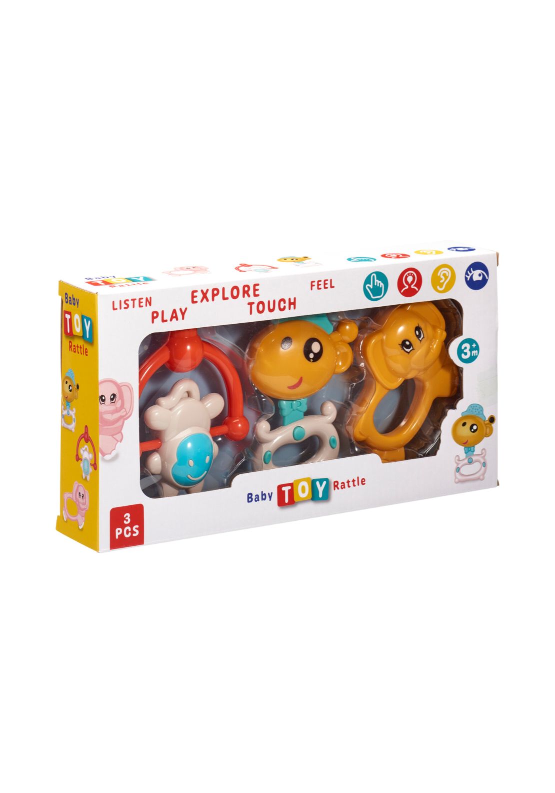 The Home Collection Baby Toy Rattle Set - Multi 1 Shaws Department Stores