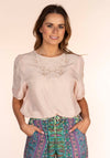 Embroidered Blouse - Sand