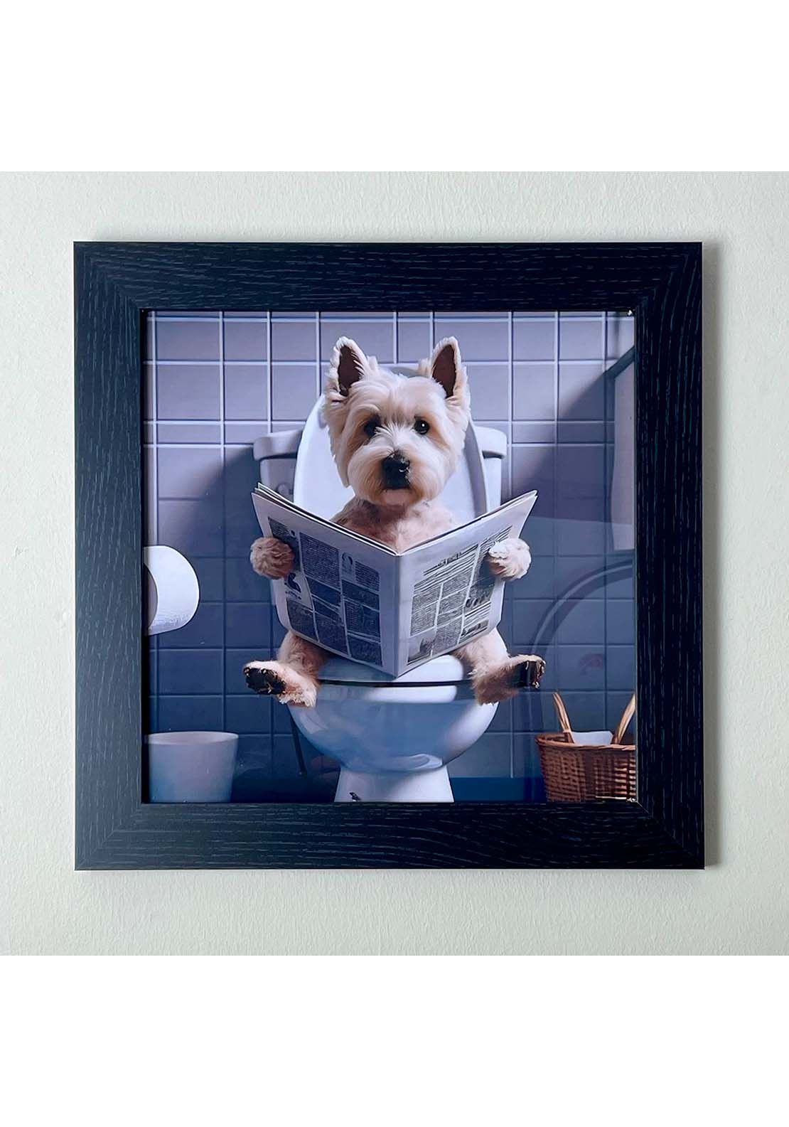The Home Collection Framed Picture - Scotty Dog 1 Shaws Department Stores