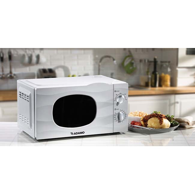 Adamo 20L Manual Microwave 700W - White 2 Shaws Department Stores