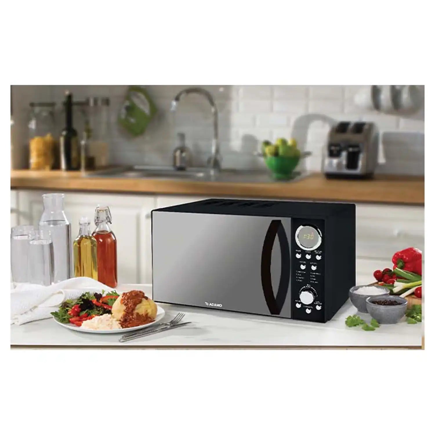 Adamo 20L Digital Microwave 700W - Black 1 Shaws Department Stores
