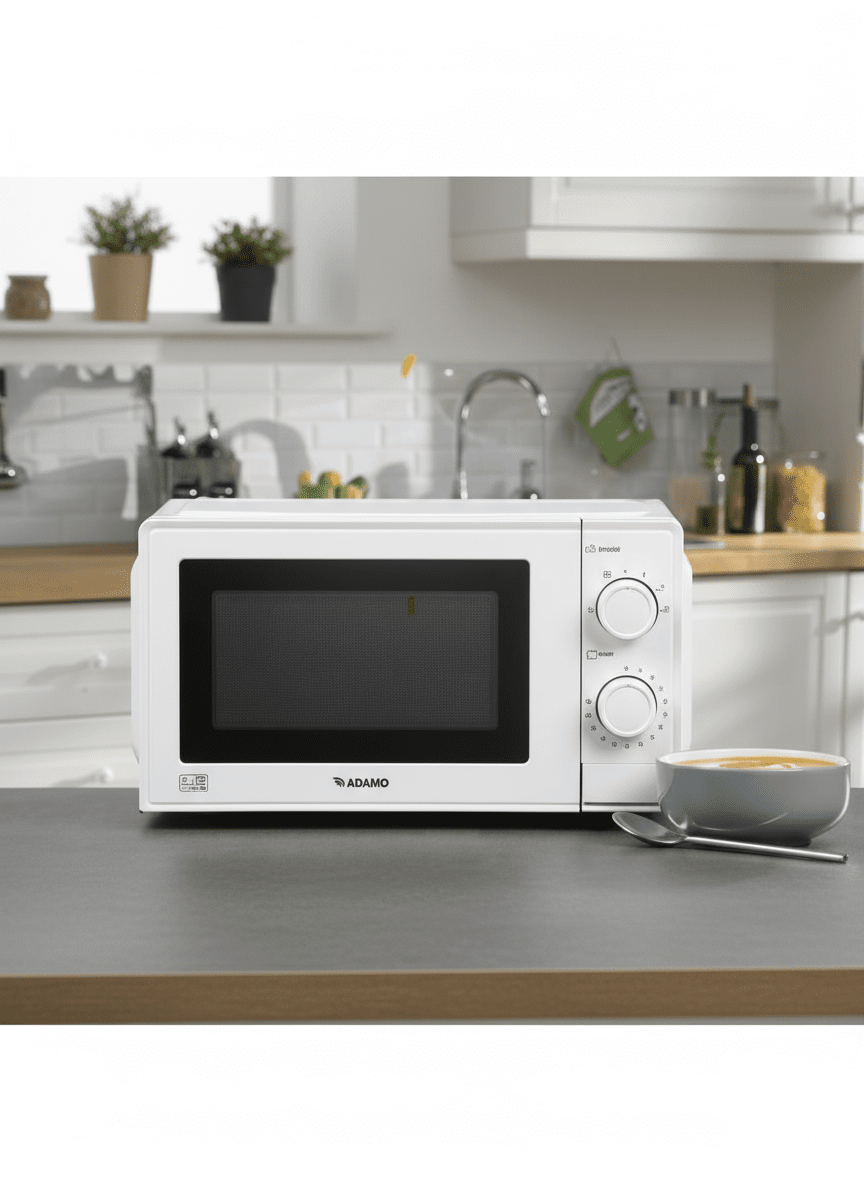 Adamo Adamo 20L Manual Microwave | Sda2637Ed - White 3 Shaws Department Stores