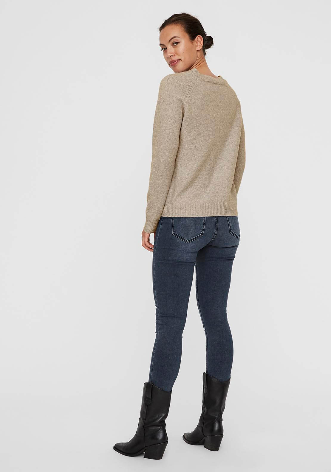 Vero Moda Pullover Jumper - Sepia Tint 2 Shaws Department Stores