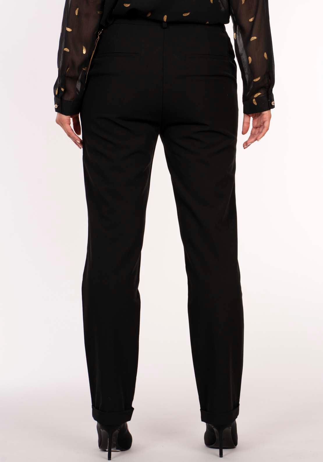 Naoise Gold Chain Pant - Black 3 Shaws Department Stores